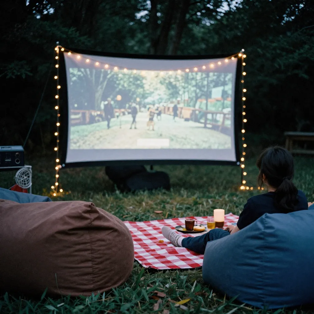 Tekninen ratkaisu ulkoilmaelokuvateatteriin